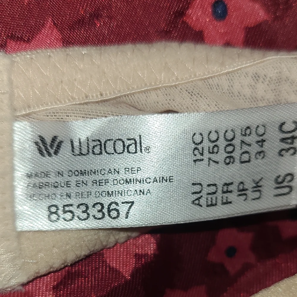 Wacoal Beige Patterned Bra - Picture 2 of 12